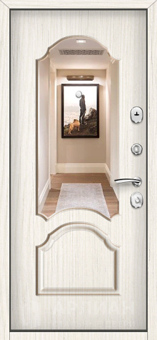 Фото №2 «Дверь входная с шумоизоляцией и зеркалом №30»